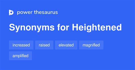 elevated thesaurus|another word for heightened emotions.